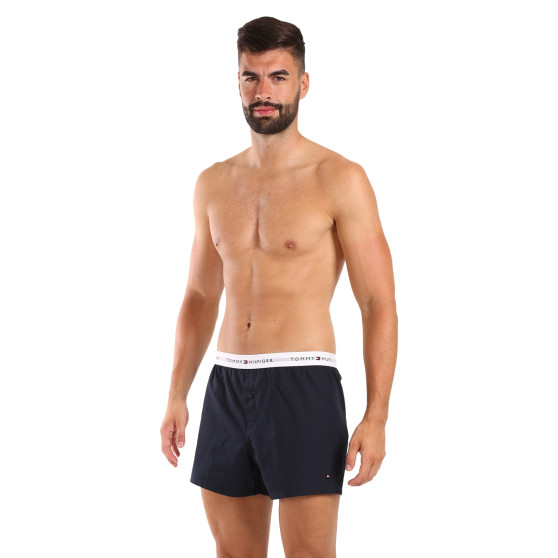 2PACK Kék Tommy Hilfiger Férfi klasszikus boxeralsó (UM0UM03376 0SU)