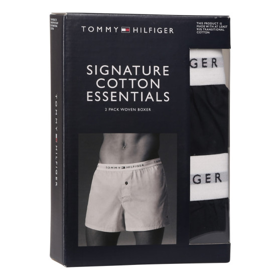 2PACK Kék Tommy Hilfiger Férfi klasszikus boxeralsó (UM0UM03376 0SU)