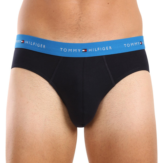 3PACK sötétkék Tommy Hilfiger férfi slip alsónadrág (UM0UM02904 0VZ)