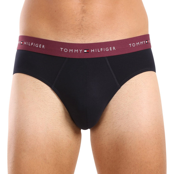 3PACK sötétkék Tommy Hilfiger férfi slip alsónadrág (UM0UM02904 0VZ)