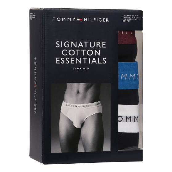 3PACK sötétkék Tommy Hilfiger férfi slip alsónadrág (UM0UM02904 0VZ)