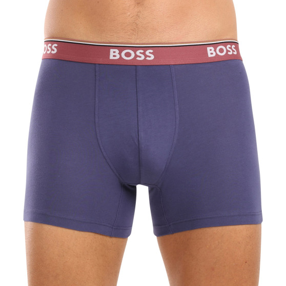 3PACK többszínű BOSS férfi boxeralsó (50517828 984)