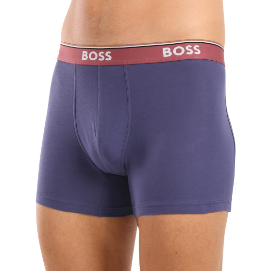 3PACK többszínű BOSS férfi boxeralsó (50517828 984)