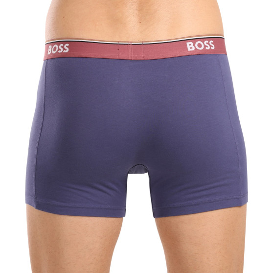 3PACK többszínű BOSS férfi boxeralsó (50517828 984)