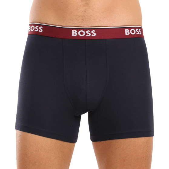 3PACK többszínű BOSS férfi boxeralsó (50517828 984)