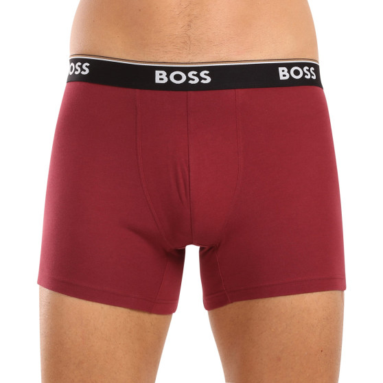 3PACK többszínű BOSS férfi boxeralsó (50517828 984)