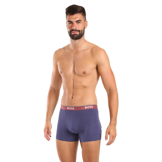 3PACK többszínű BOSS férfi boxeralsó (50517828 984)