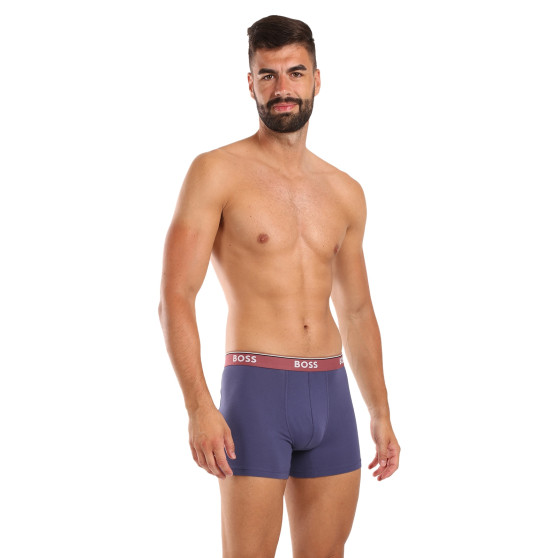 3PACK többszínű BOSS férfi boxeralsó (50517828 984)