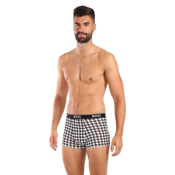 3PACK többszínű BOSS férfi boxeralsó (50517829 965)