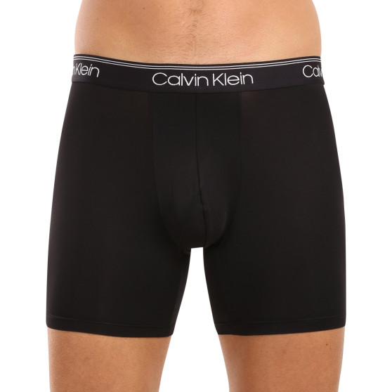 3PACK fekete Calvin Klein férfi boxeralsó (NB2570A-Q7E)