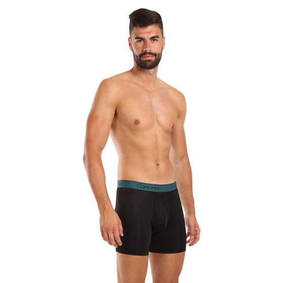 3PACK fekete Calvin Klein férfi boxeralsó (NB2570A-Q7E)