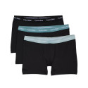 3PACK férfi boxeralsó Calvin Klein túlméretezett fekete (NB2667A-Q3R)