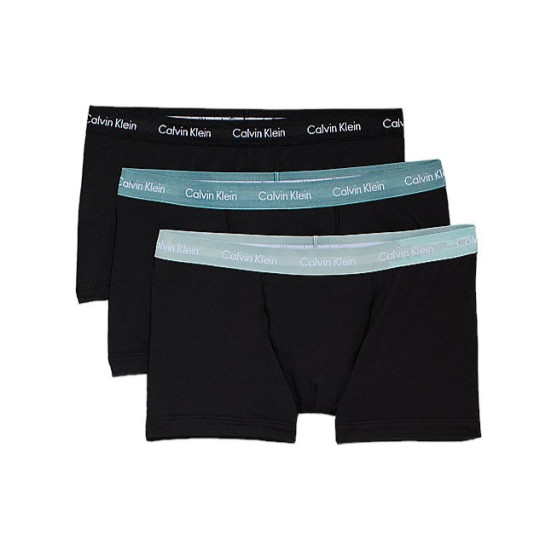 3PACK férfi boxeralsó Calvin Klein túlméretezett fekete (NB2665A-Q3R)