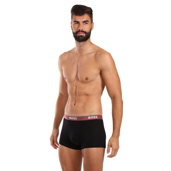 3PACK többszínű BOSS férfi boxeralsó (50517827 978)