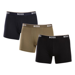 3PACK többszínű BOSS férfi boxeralsó (50517828 983)