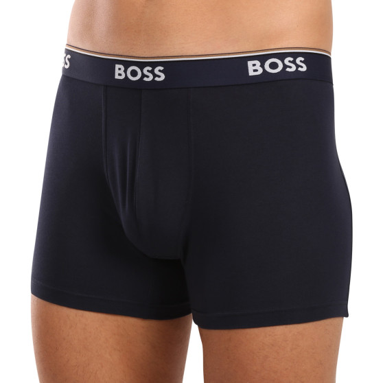 3PACK többszínű BOSS férfi boxeralsó (50517828 983)