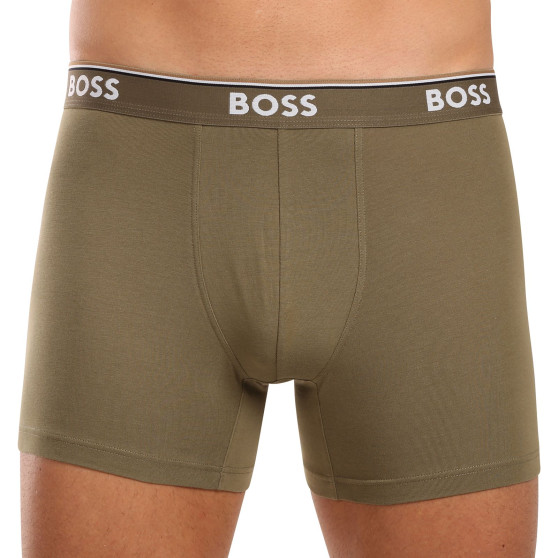 3PACK többszínű BOSS férfi boxeralsó (50517828 983)