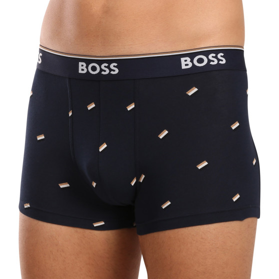 3PACK többszínű BOSS férfi boxeralsó (50517829 964)