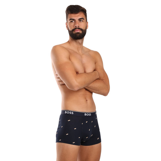 3PACK többszínű BOSS férfi boxeralsó (50517829 964)