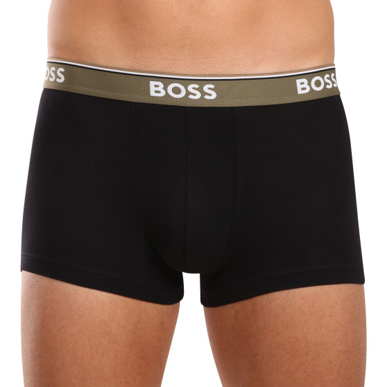 3PACK fekete BOSS férfi boxeralsó (50517827 980)