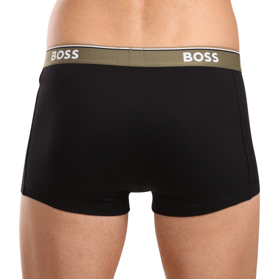 3PACK fekete BOSS férfi boxeralsó (50517827 980)