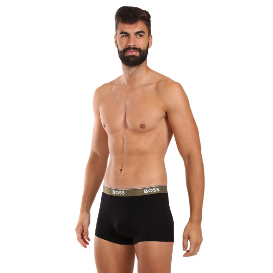 3PACK fekete BOSS férfi boxeralsó (50517827 980)