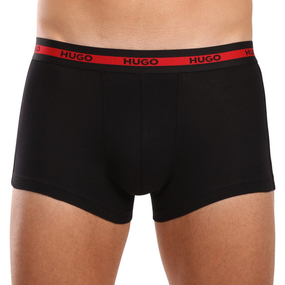 3PACK többszínű HUGO férfi boxeralsó (50517883 970)