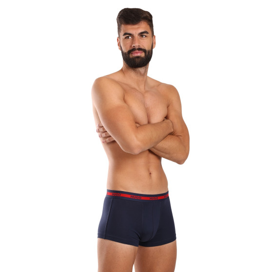 3PACK többszínű HUGO férfi boxeralsó (50517883 970)