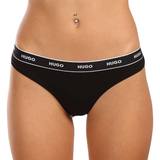 3PACK tarka HUGO női tanga (50495870 661)