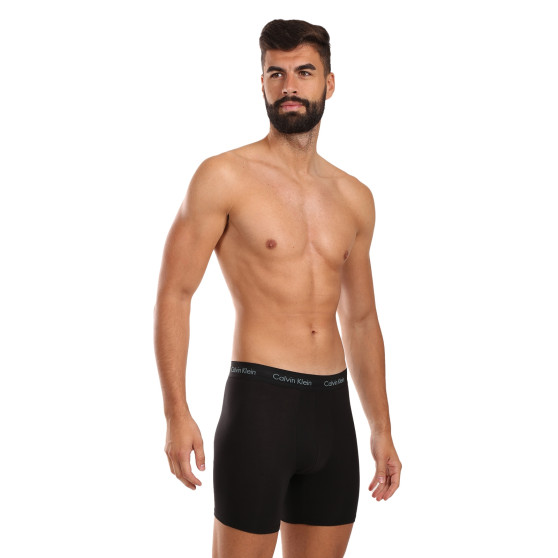 3PACK fekete Calvin Klein férfi boxeralsó (NB1770A-Q5F)