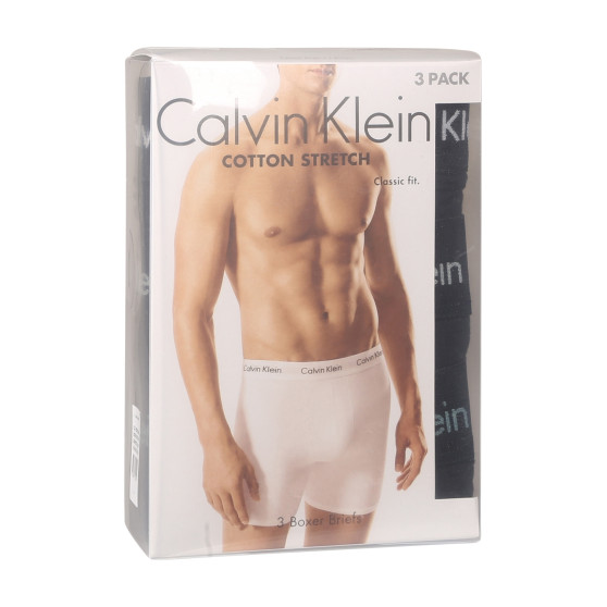 3PACK fekete Calvin Klein férfi boxeralsó (NB1770A-Q5F)