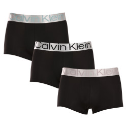 3PACK fekete Calvin Klein férfi boxeralsó (NB3074A-QTE)