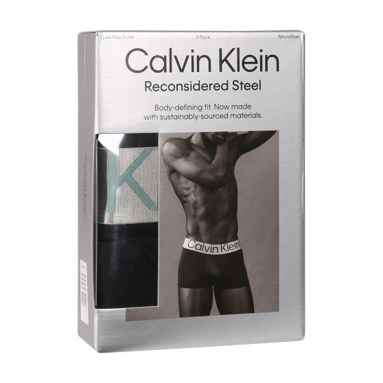 3PACK fekete Calvin Klein férfi boxeralsó (NB3074A-QTE)