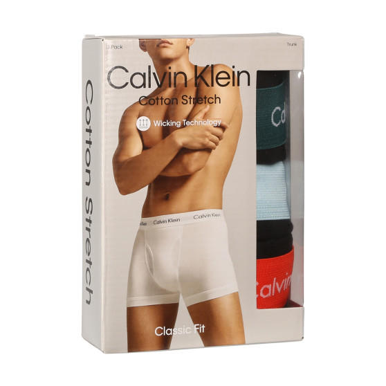 3PACK fekete Calvin Klein férfi boxeralsó (NB2615A-NLS)