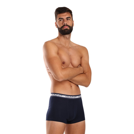 3PACK kék Gant férfi boxeralsó (900003053-410)