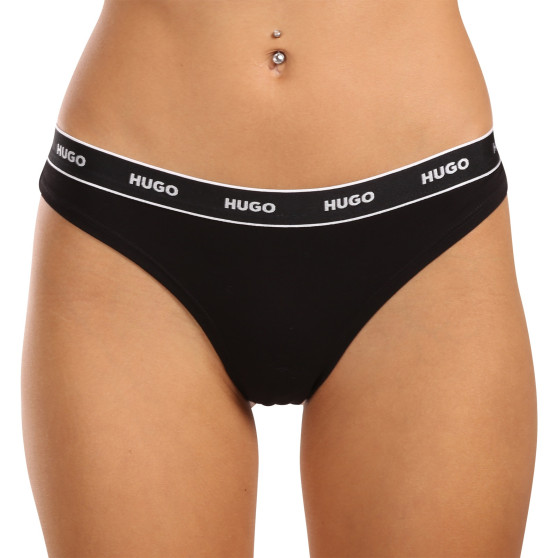 3PACK tarka HUGO női tanga (50480150 962)