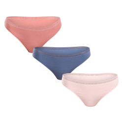 3PACK tarka Tommy Hilfiger női tanga (UW0UW04890 0VV)