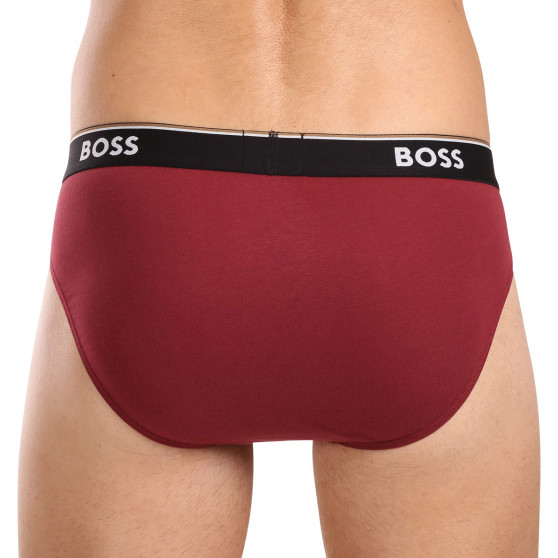 3PACK Fekete BOSS férfi slip alsónadrág (50510679 001)