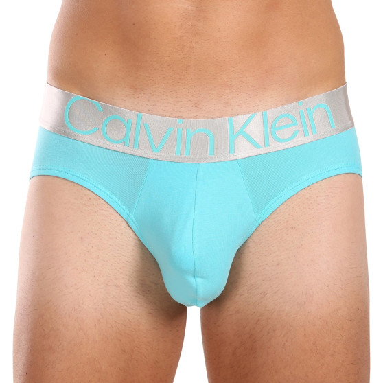 3PACK Férfi slip alsónadrág Calvin Klein tarka (NB3129A-N2M)