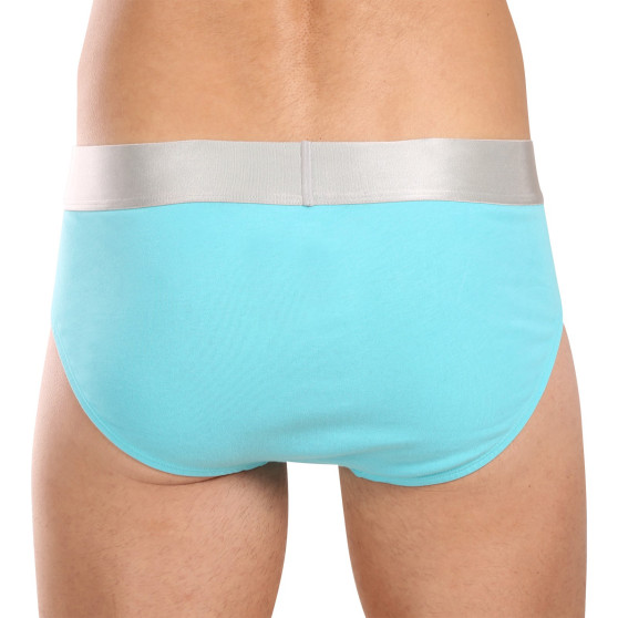 3PACK Férfi slip alsónadrág Calvin Klein tarka (NB3129A-NA9)