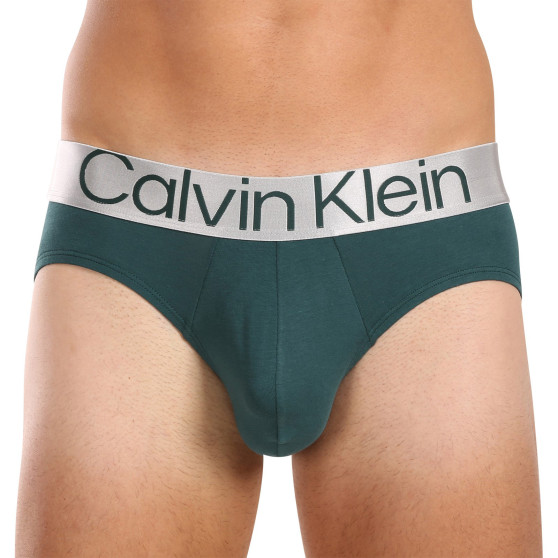 3PACK Férfi slip alsónadrág Calvin Klein tarka (NB3129A-N2M)