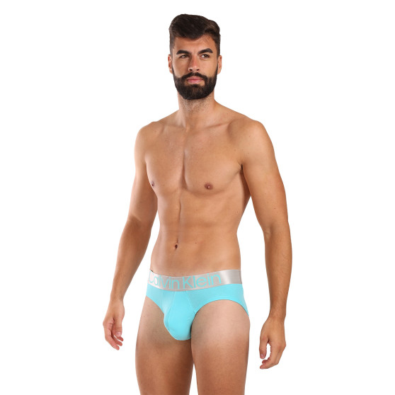 3PACK Férfi slip alsónadrág Calvin Klein tarka (NB3129A-N2M)