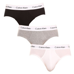 3PACK Férfi slip alsónadrág Calvin Klein tarka (U2661G-998)