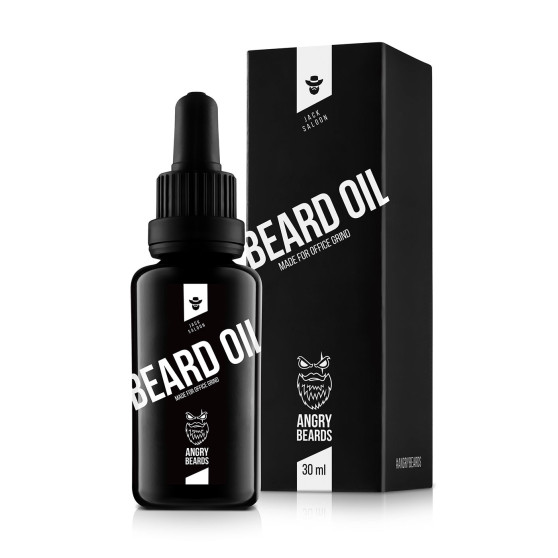 Angry Beards Jack Saloon szakállolaj férfiaknak 30 ml