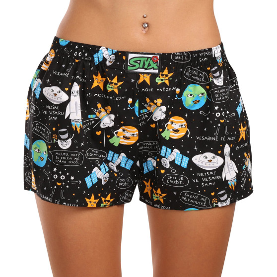 3PACK női klasszikus boxeralsó Styx art klasszikus gumi multicolour (3K11889)