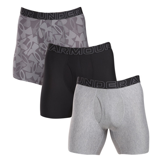 3PACK többszínű Under Armour férfi boxeralsó (1383879 035)