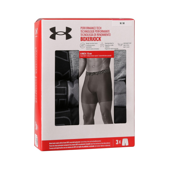 3PACK többszínű Under Armour férfi boxeralsó (1383879 035)