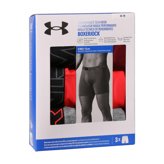 3PACK többszínű Under Armour férfi boxeralsó (1383884 625)