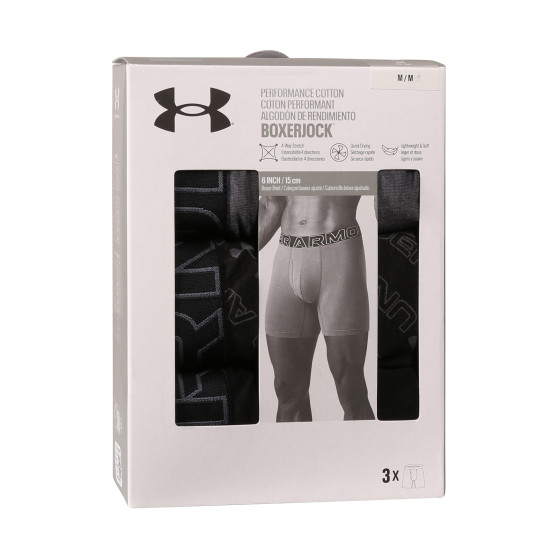 3PACK többszínű Under Armour férfi boxeralsó (1383890 001)