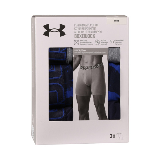 3PACK többszínű Under Armour férfi boxeralsó (1383890 400)